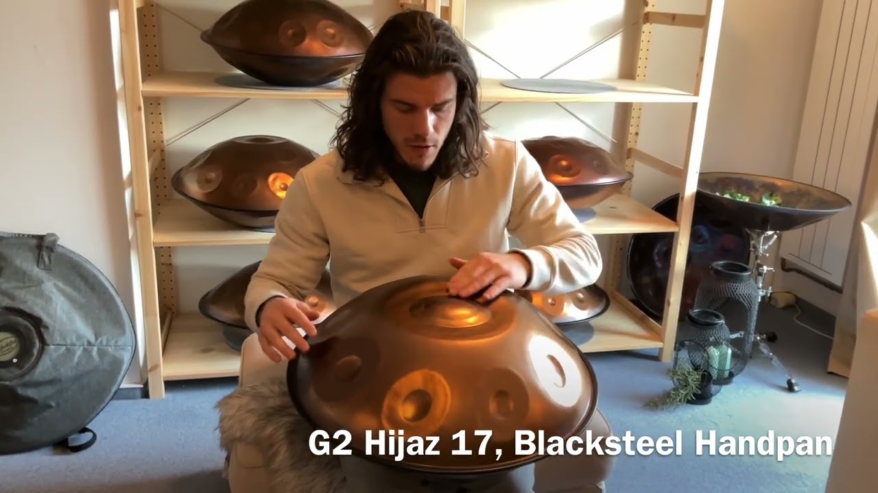 G2 Hijaz 17 Handpan Ember