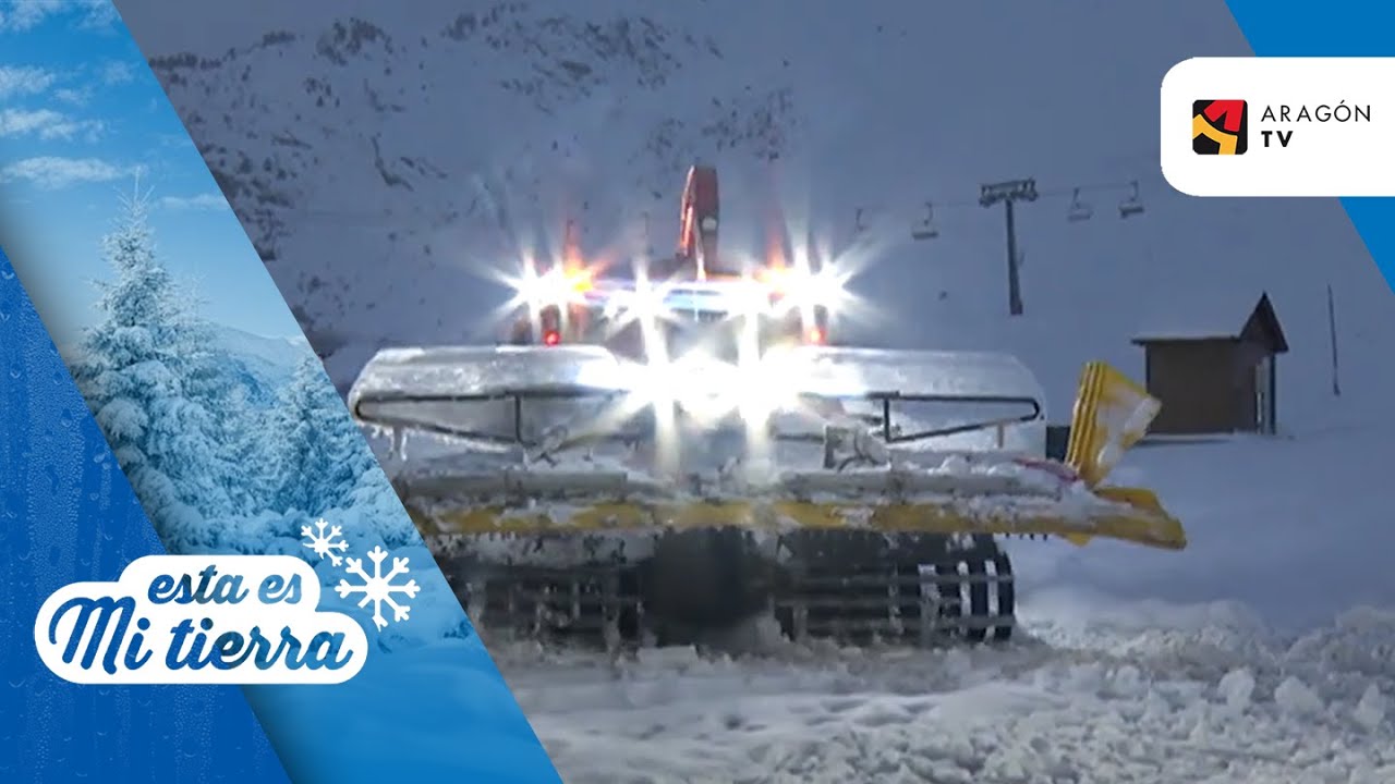 El mantenimiento de las pistas de esquí de Formigal