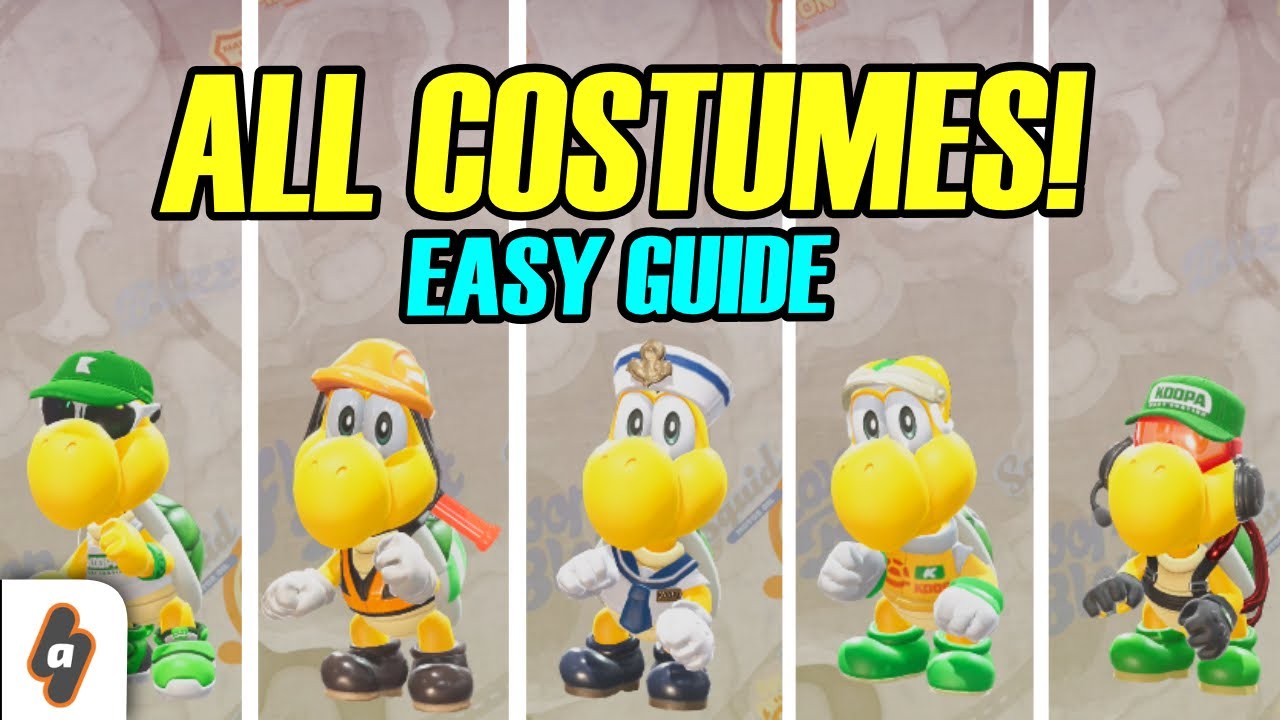 EASY GUIDE: How to unlock ALL Koopa Troopa-s Costumes in Mario Kart World