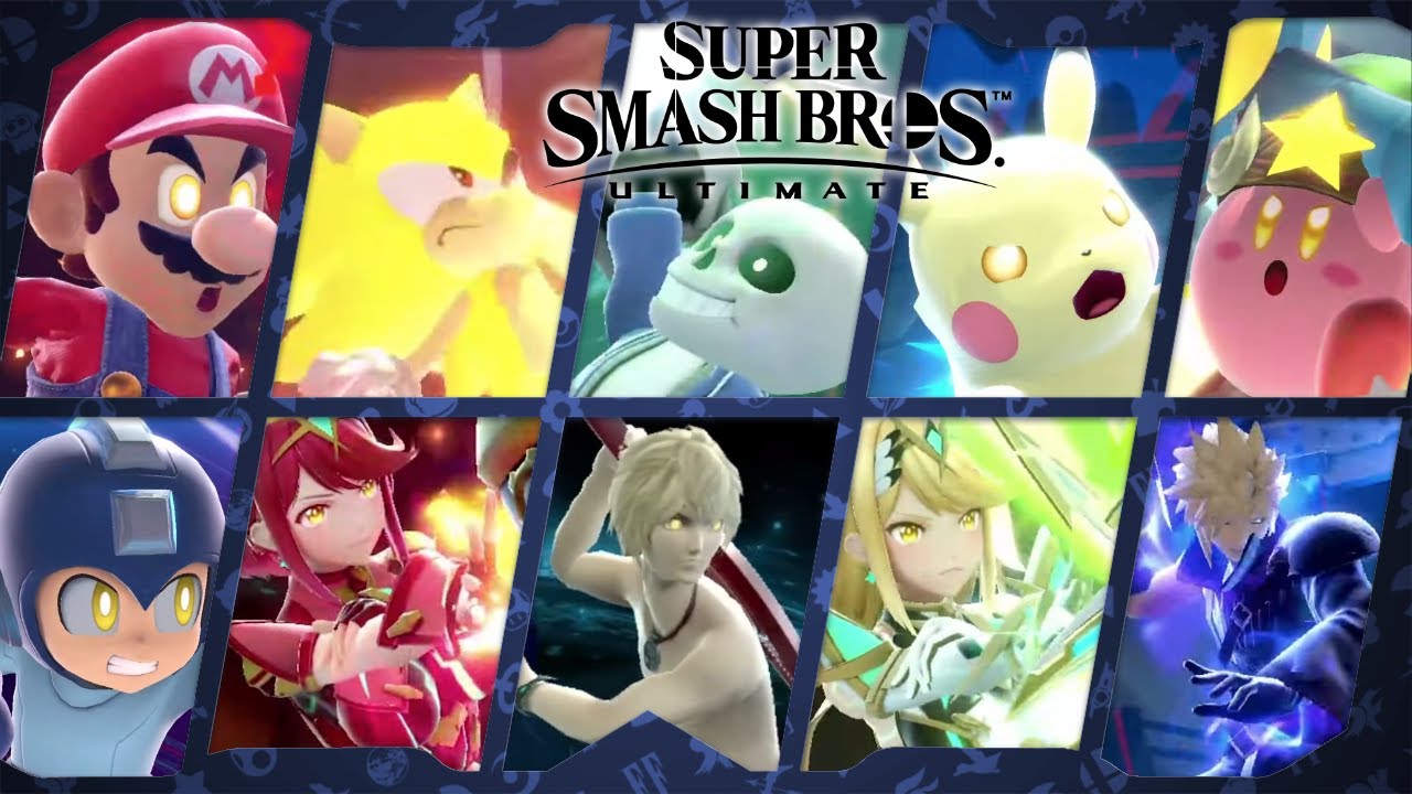 All Final Smashes (Pyra/Mythra update) | Super Smash Bros. Ultimate ᴴᴰ