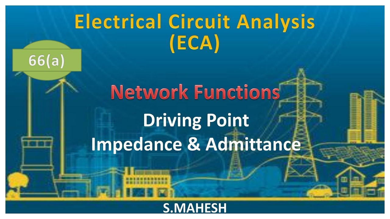 ECA: Lec-66(a): Driving Point Impedance & Admittance