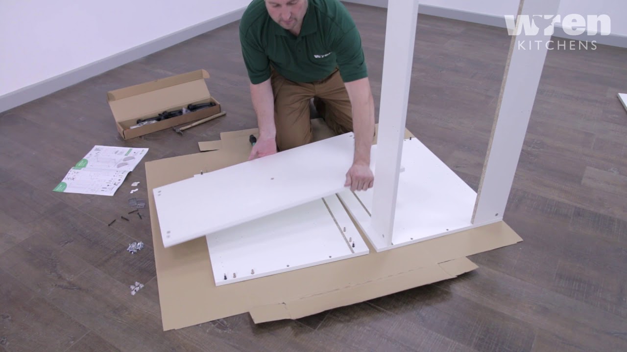 972mm L Corner Base Unit Assembly