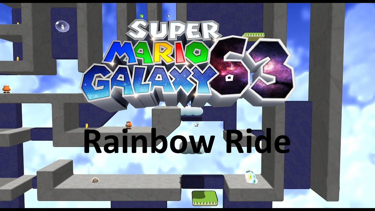 Super Mario Galaxy 63 [Demo] | Rainbow Ride | 100% Walkthrough