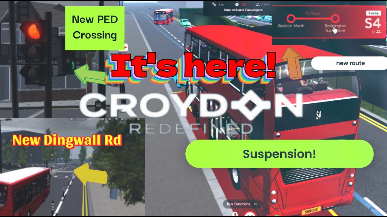 Croydon Redefined is too good! | First-time impressions of Croydon Redefined Bus SIM | #croydon
