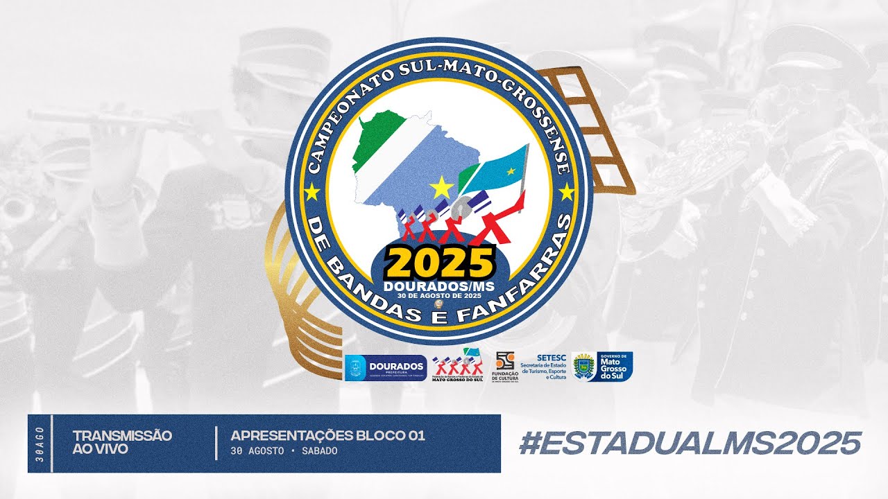 🔴 AO VIVO | CAMPEONATO SUL MATO GROSSENSE | DOURADOS/MS 30.08 - BLOCO 01