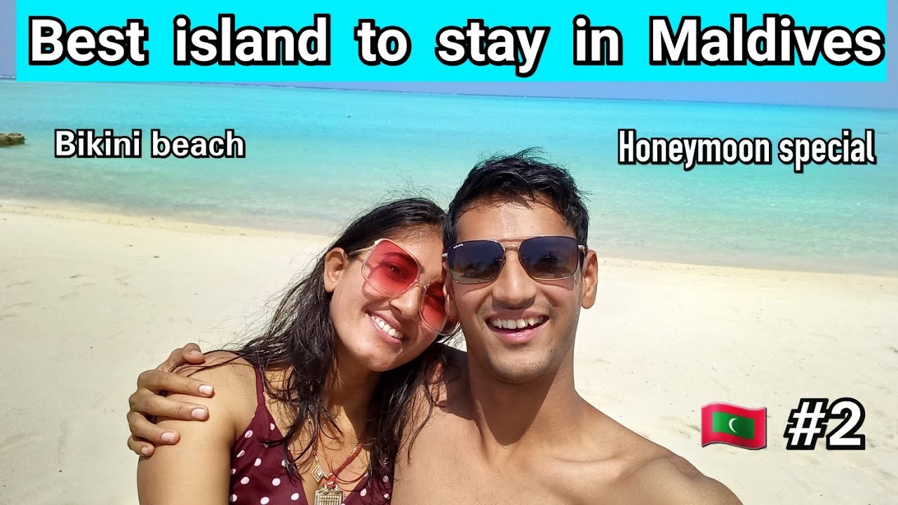 Bikini Beach & island Tour of Gaafaru  | Maldives 🇲🇻 Travel Vlog.