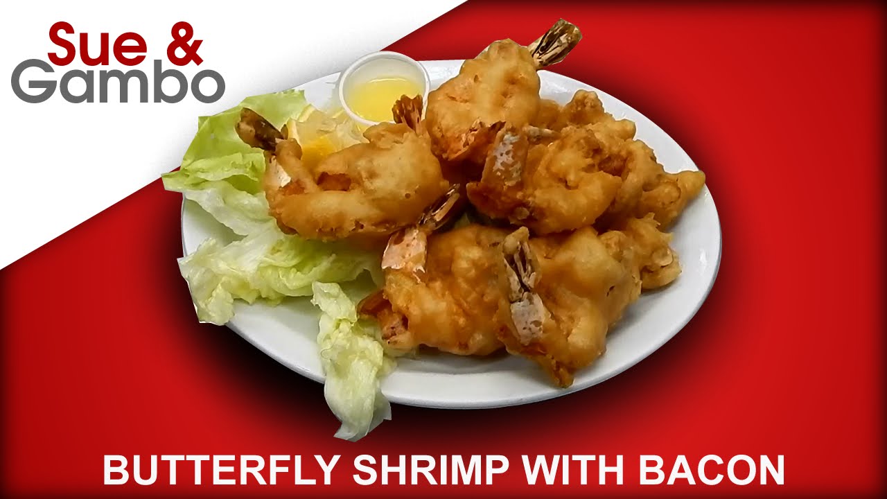 Butterfly / Butterflied Shrimp with Bacon