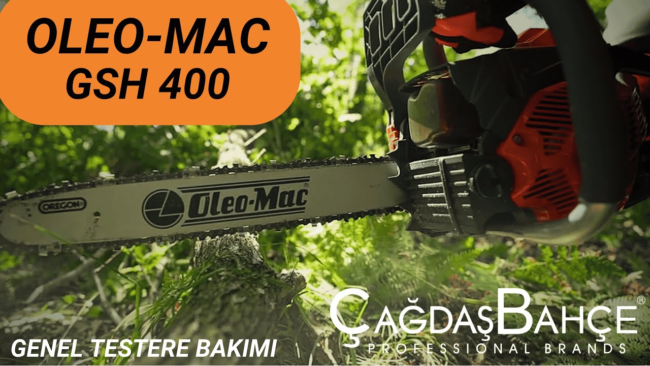 🛠️ OLEO-MAC GSH 400 Motorlu Testere | Kurulum, İnceleme ve Genel Bakım! 🌲 | Çağdaş Bahçe