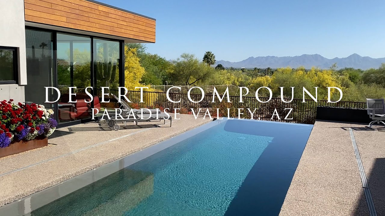 Desert Compound: Paradise Valley landscape expertly blends plantings, architecture and nature