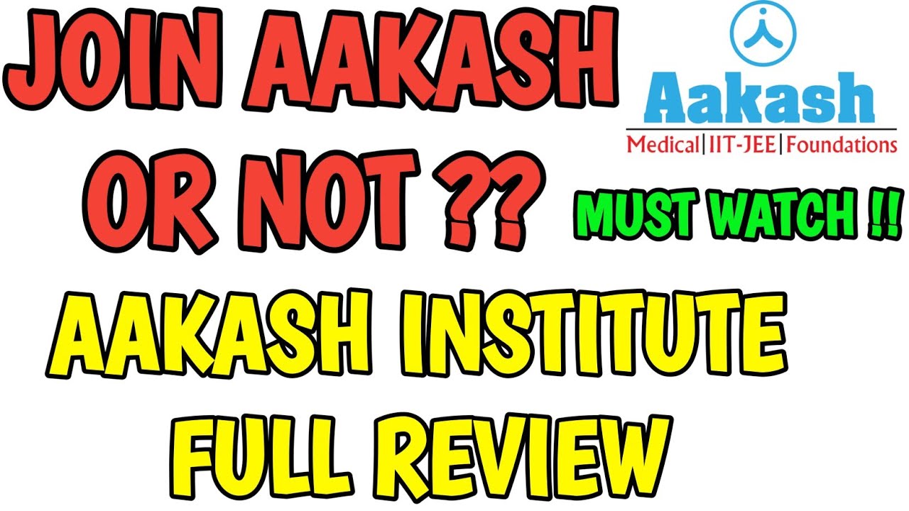 Join Aakash or Not | Aakash vs Online Study/Youtube | Aakash institute full review
