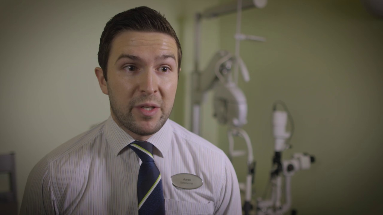An eye test revealed a lump at the back of James' eye