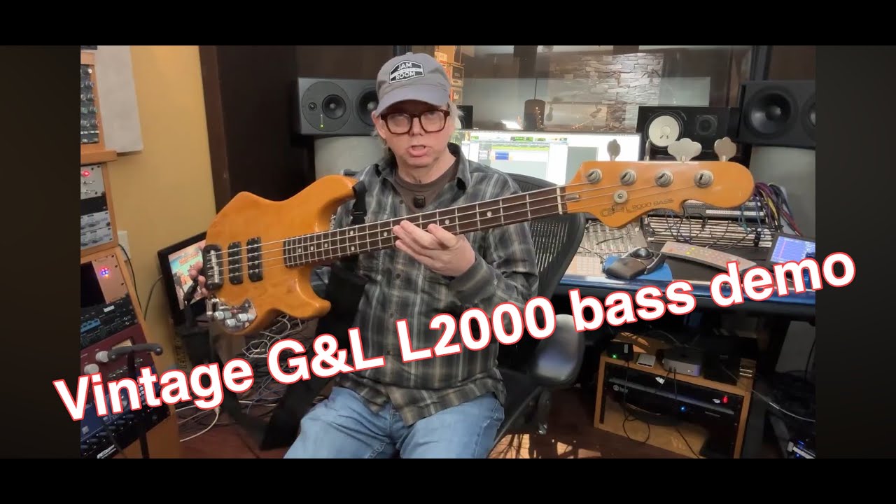 Early 80's G&L L 2000 bass guitar demo. #vintagebass #leofender #retromusic Old school bass!