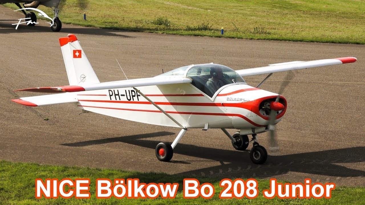 ▶️ The PH-UPF Bölkow Bo 208 Junior's Distinctive Engine Sound at AIRFAIR 2024