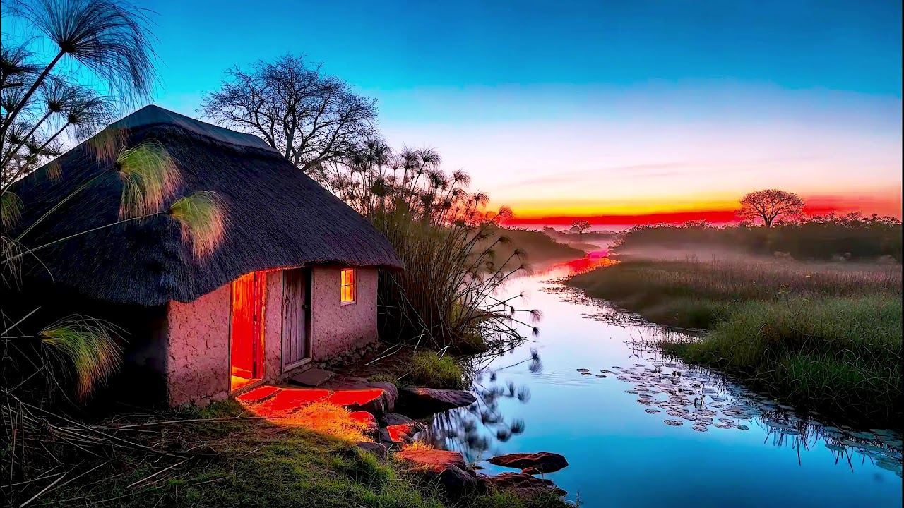 Relaxing Frog & Cricket Sounds for Deep, Healing Sleep,  Stress Reduction & Relaxation