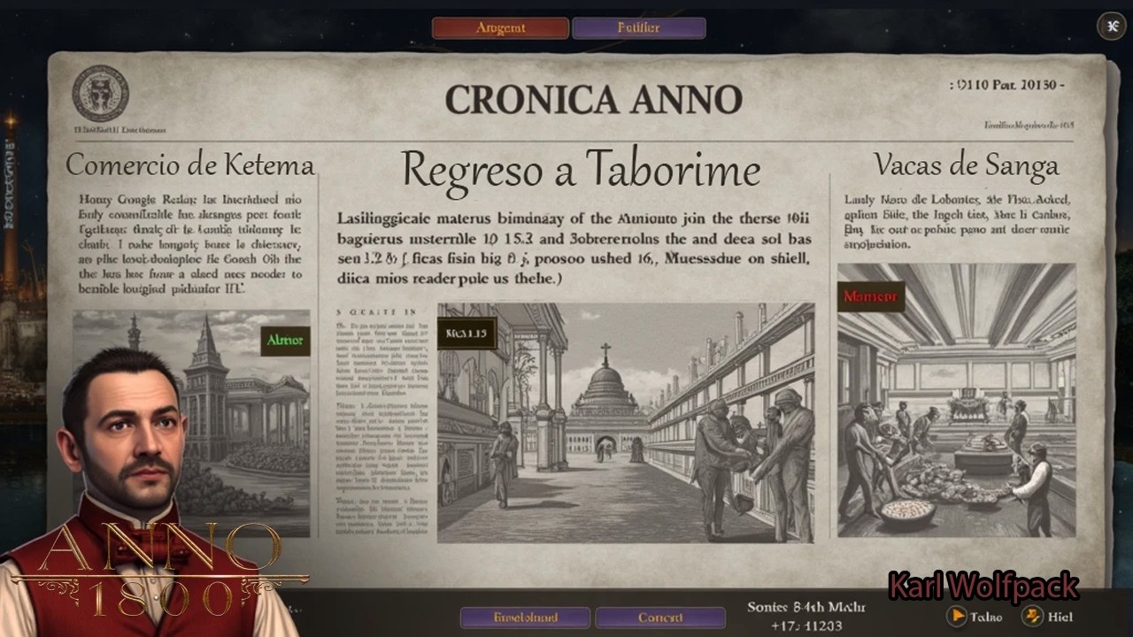 Anno 1800: Optimizando Enbesa: Adios Langostas 🦞, gracias al Especialista Aaden Issack.