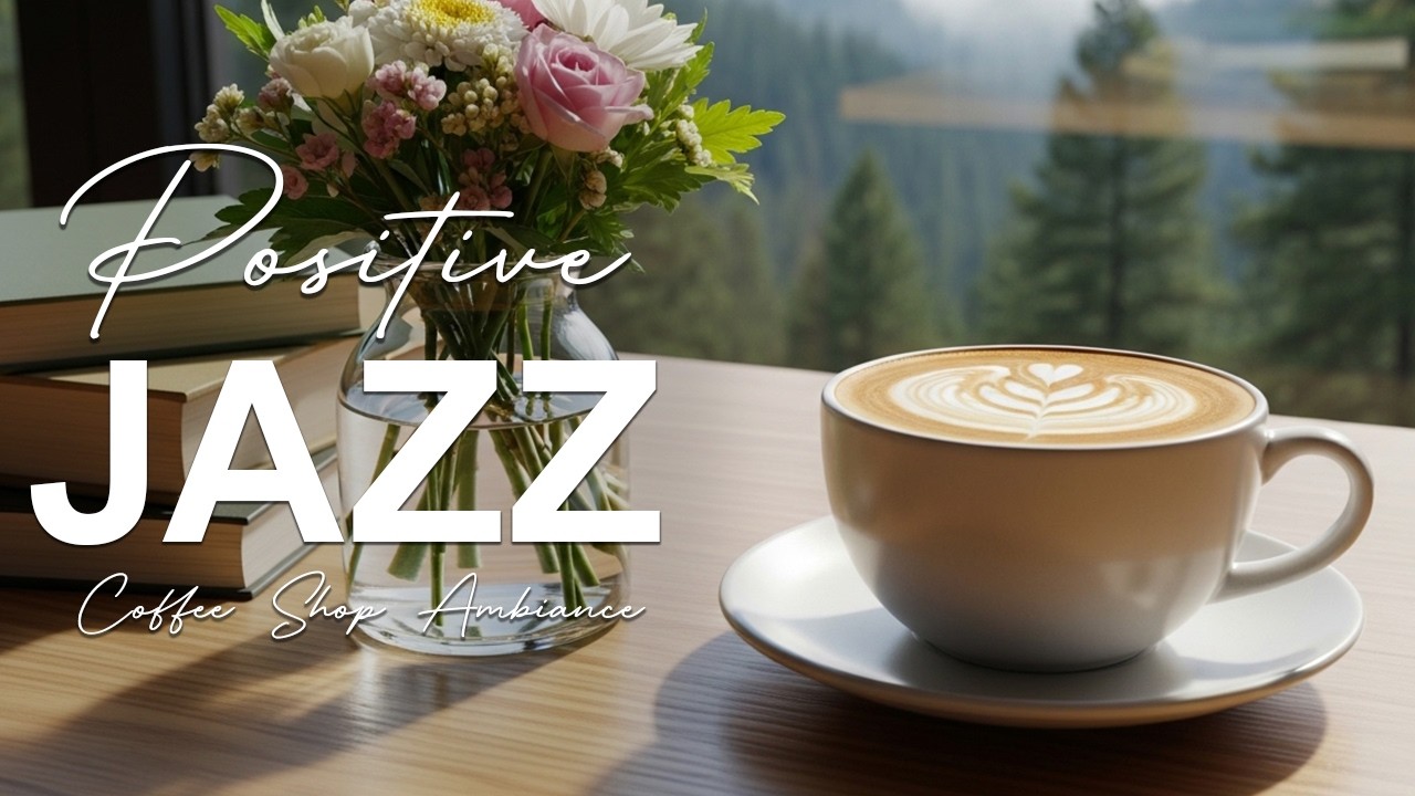 Positive Jazz ☕ Coffee Shop Ambiance for Relaxing, Great Moods and Happy Moods