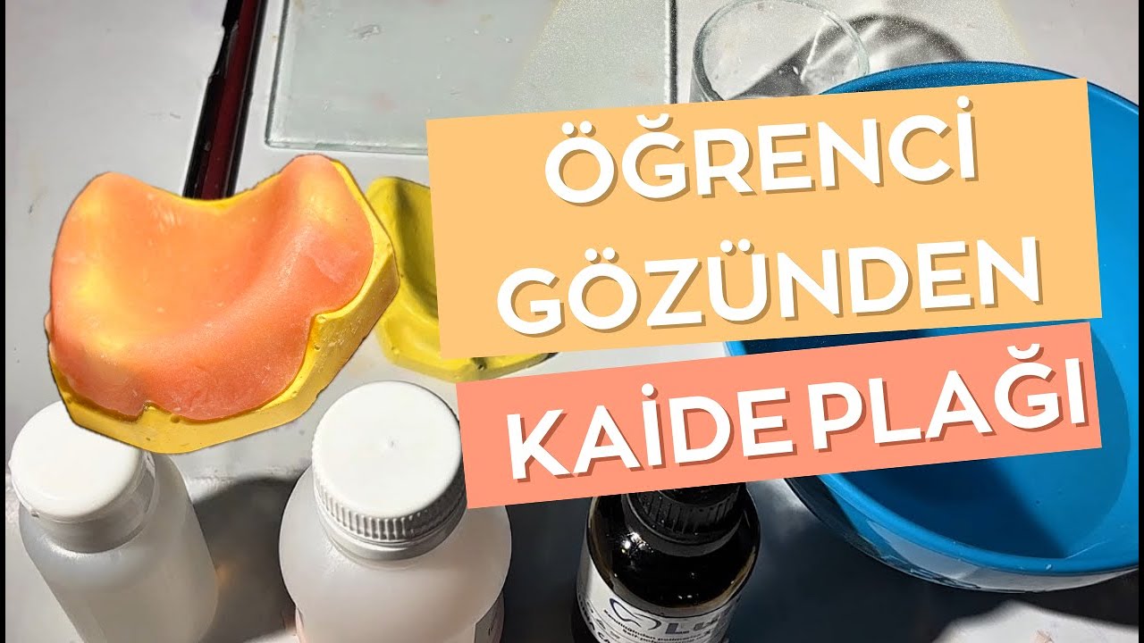 AKRİLİK İLE KAİDE PLAĞI YAPIMI | ÖĞRENCİ GÖZÜNDEN