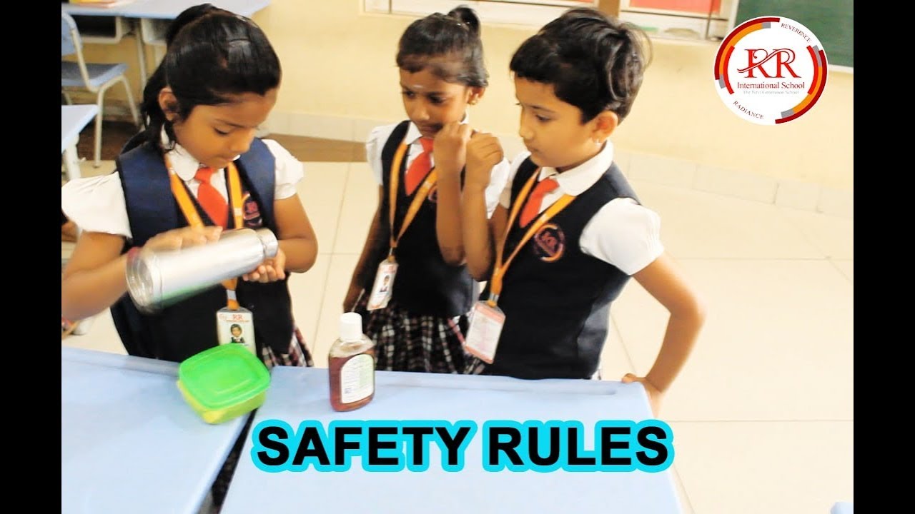 Safety Rules for Kids | RR International School (CBSE) | Activity Based Learning