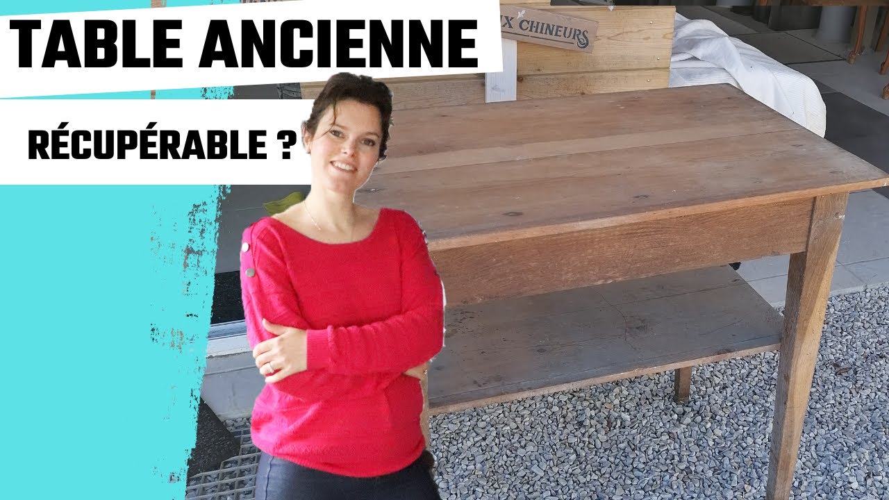 Je RELOOKE une TABLE en BOIS achetée 5€ !