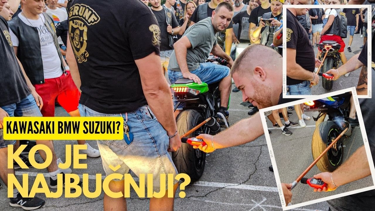 Najbučniji motor? Kawasaki ZX10R BMW S1000RR Suzuki GSXR 1000 Mk Grunf Brčko