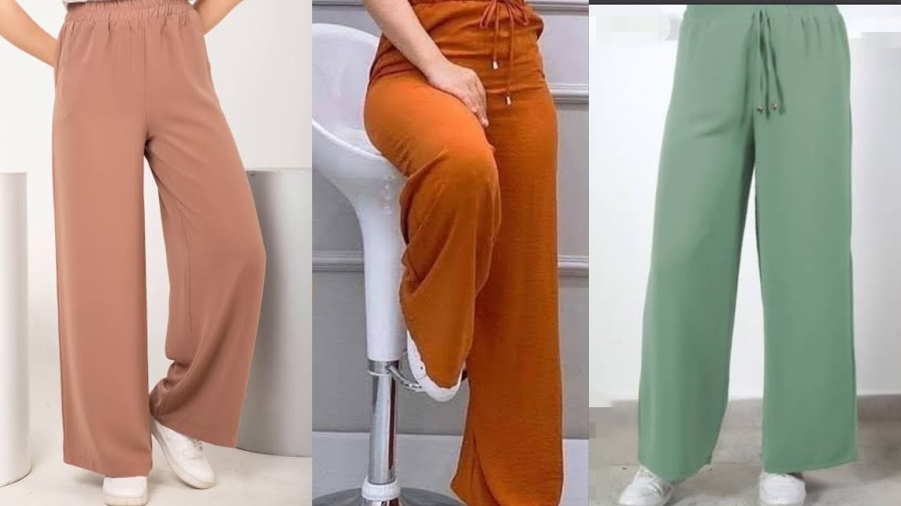 تفصيل وخياطة سروال بقصة واحدة مبتكرة سوف تدهشك النتيجة 😱  بدون قياسات ولا باترون / Sew wide pants