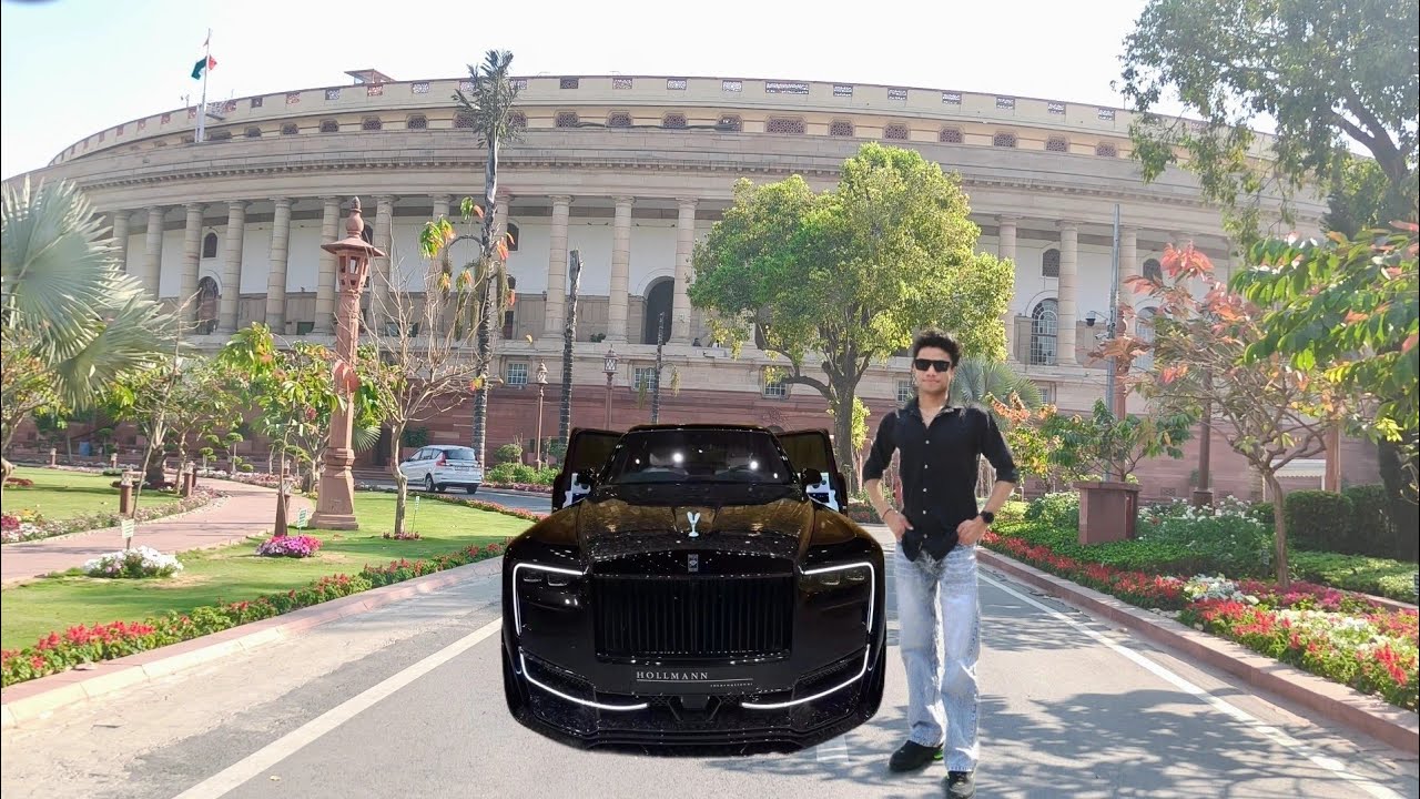 Explore Parliament House 😍 New Car Rolls-Royce cullinan 😲