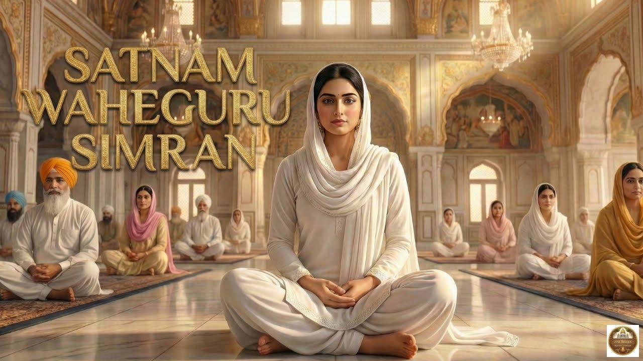 SATNAM WAHEGURU SIMRAN । ਸਤਿਨਾਮ  ਵਾਹਿਗੁਰੂ ਜੀ। GURBANI । SHABAD । NAAM SIMRAN STUDIO ।