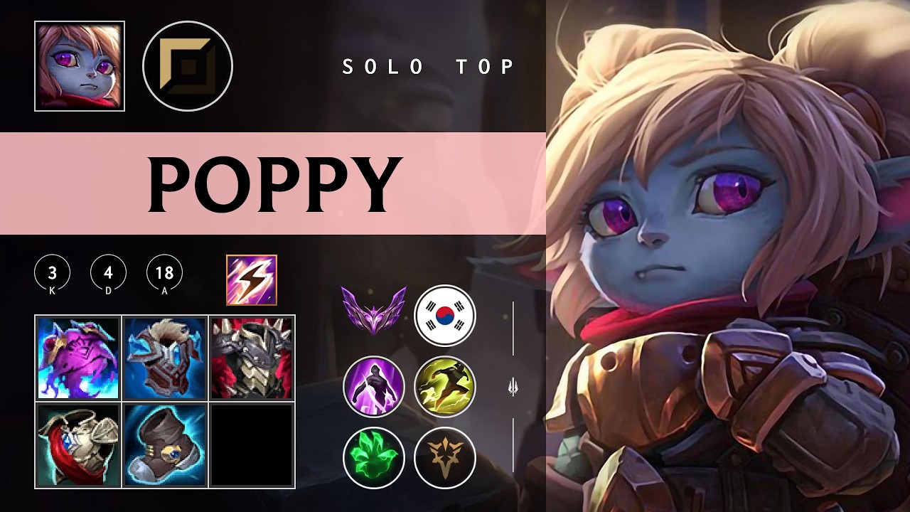 Poppy Top vs Annie - KR Master Patch 26.05