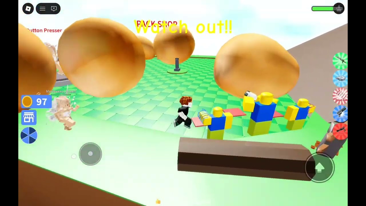 Naglaro ako ng don't push a button