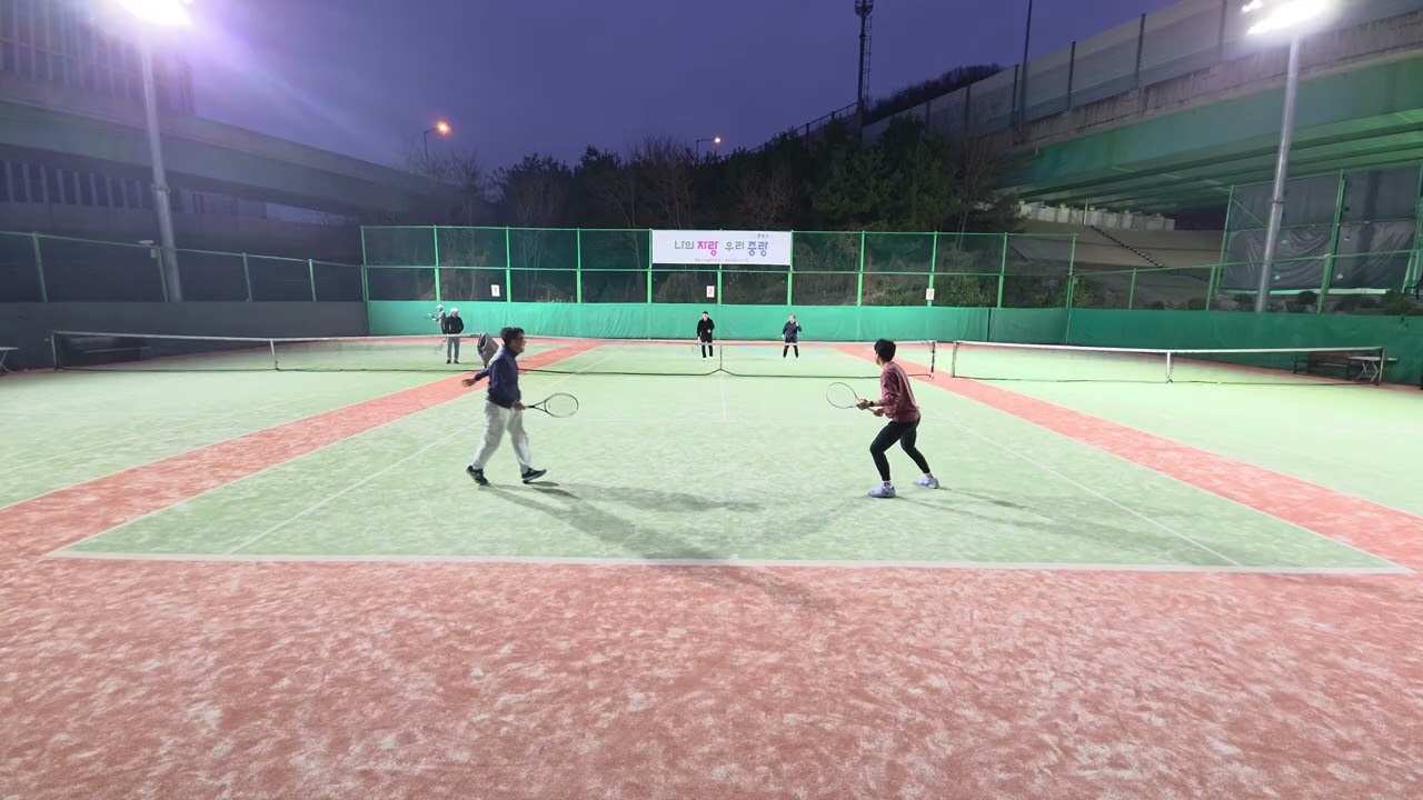26.03.15 테니스 복식 중랑구립 1경기