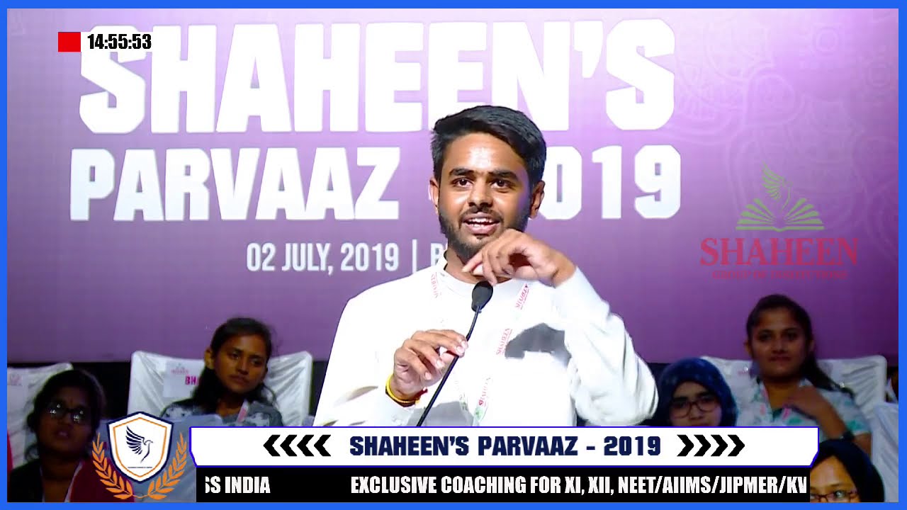 Shaheen's Parvaaz (NEET Felicitation Program 2018-19) at Shaheen Institutions, Bidar.