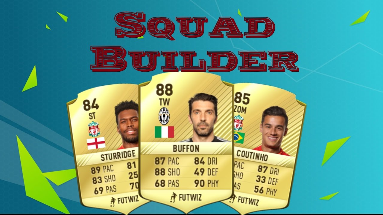 FIFA 17 200K Squad Builder
