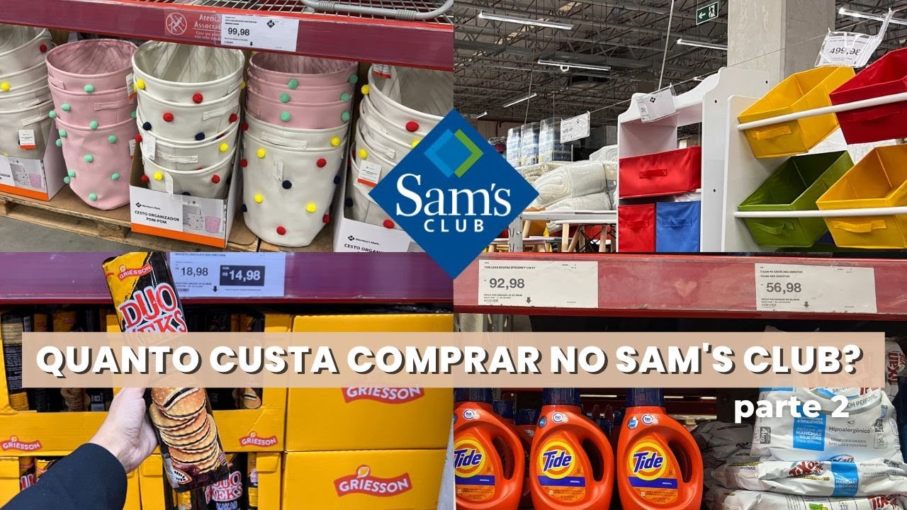 Supermercado Sam's Club Brasil 🛒 | Quanto custa os produtos? E as roupas da Carter's infantil? 😵