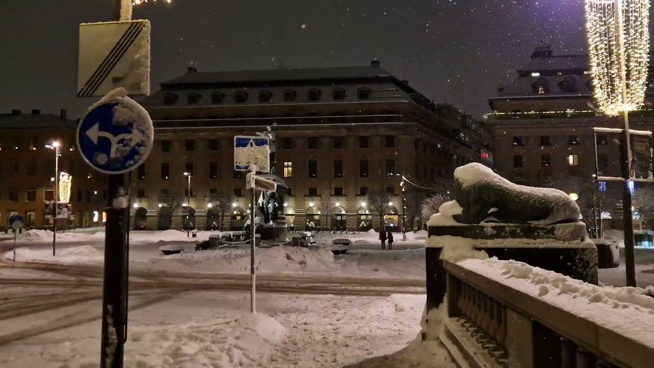 Stockholm in the snow, January 6, 2026. What do you think?