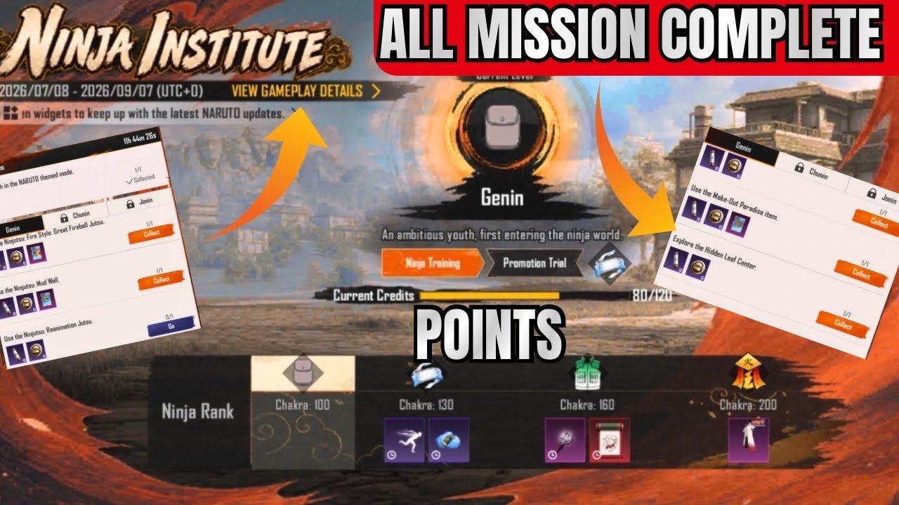 HOW TO COMPLETE ALL NINJA INSTITUTE MISSIONS IN PUBG MOBILE | HOW TO INCREASE NINJA RANK