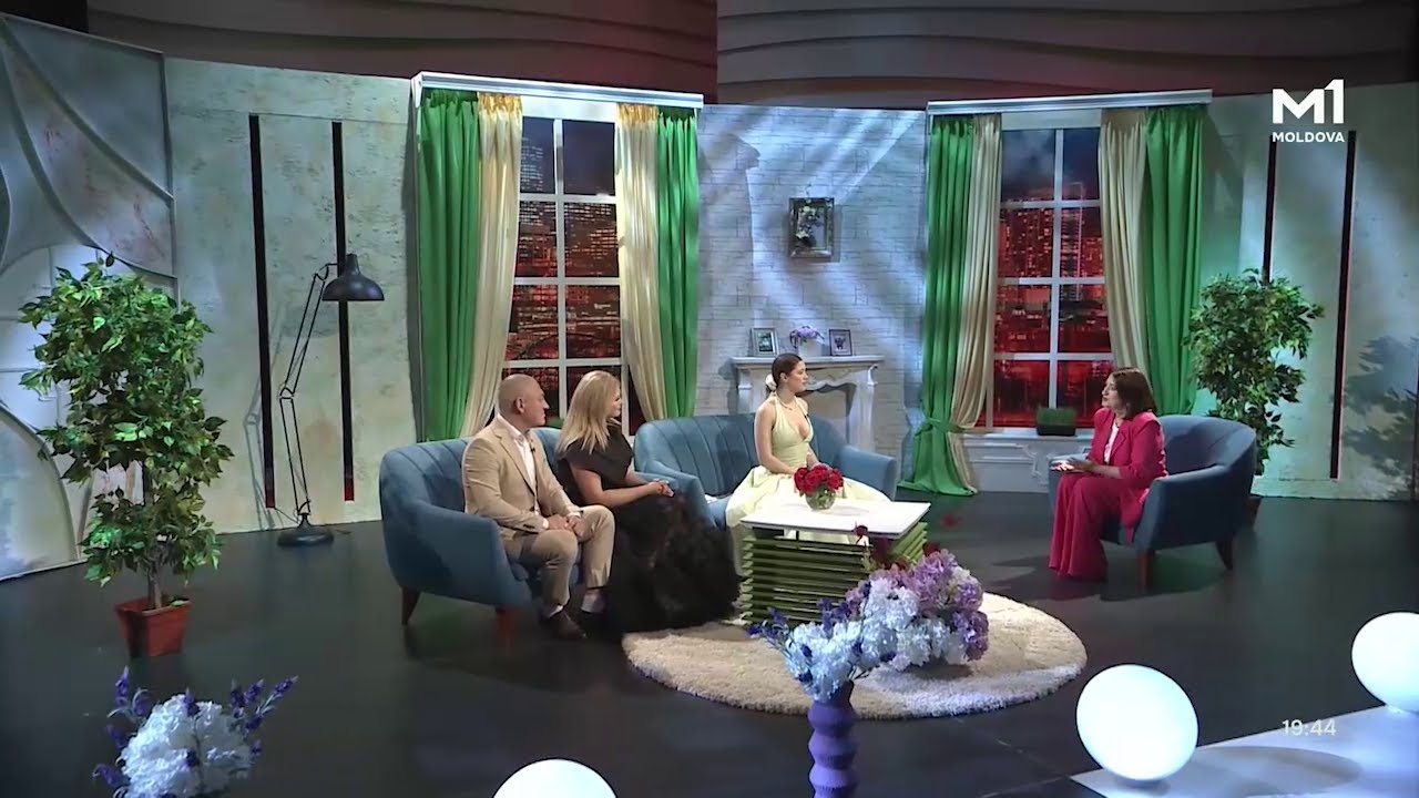 O seara in familie cu  Iurie, Dayana si Ina Sturza