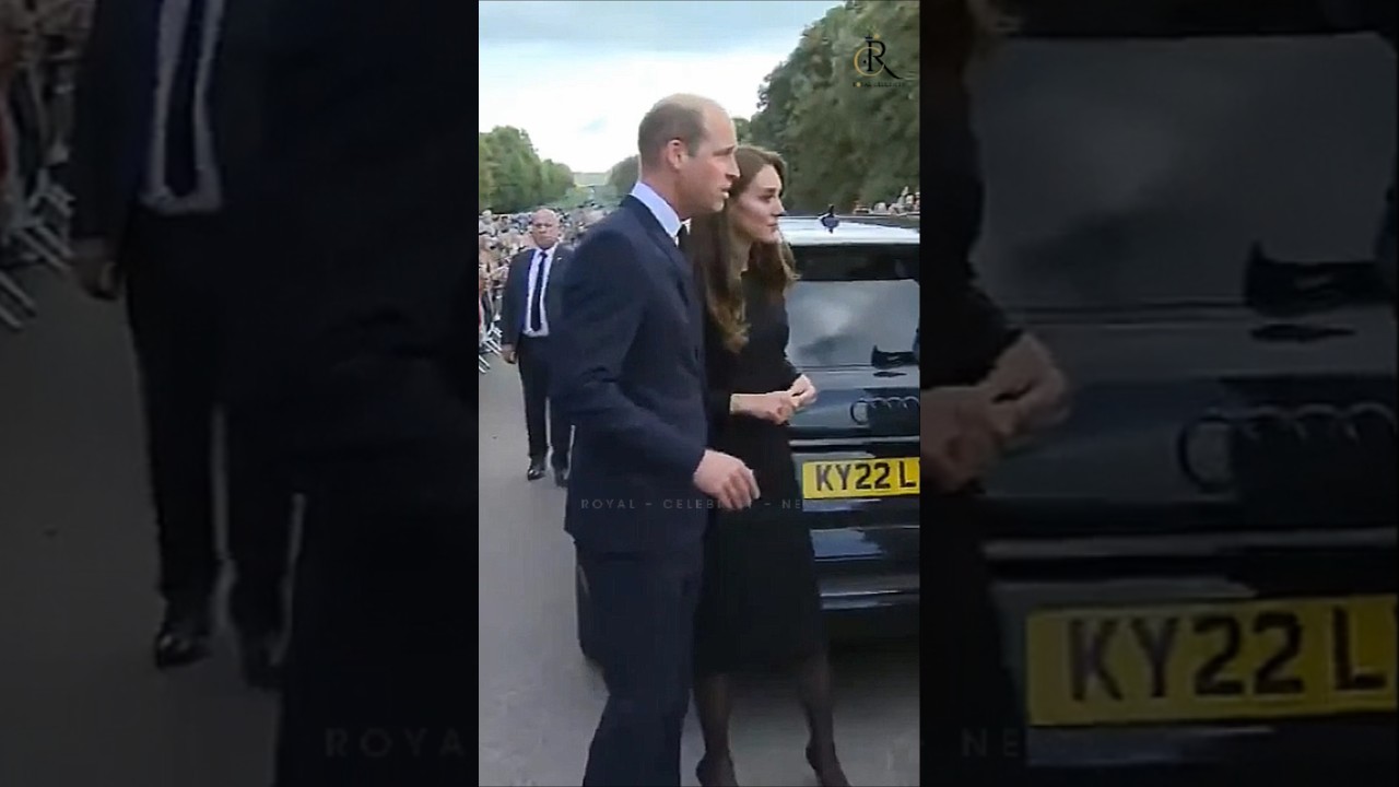 Meghan Markle nervous of Kate's approach and stepping back #katemiddleton #meghanmarkle