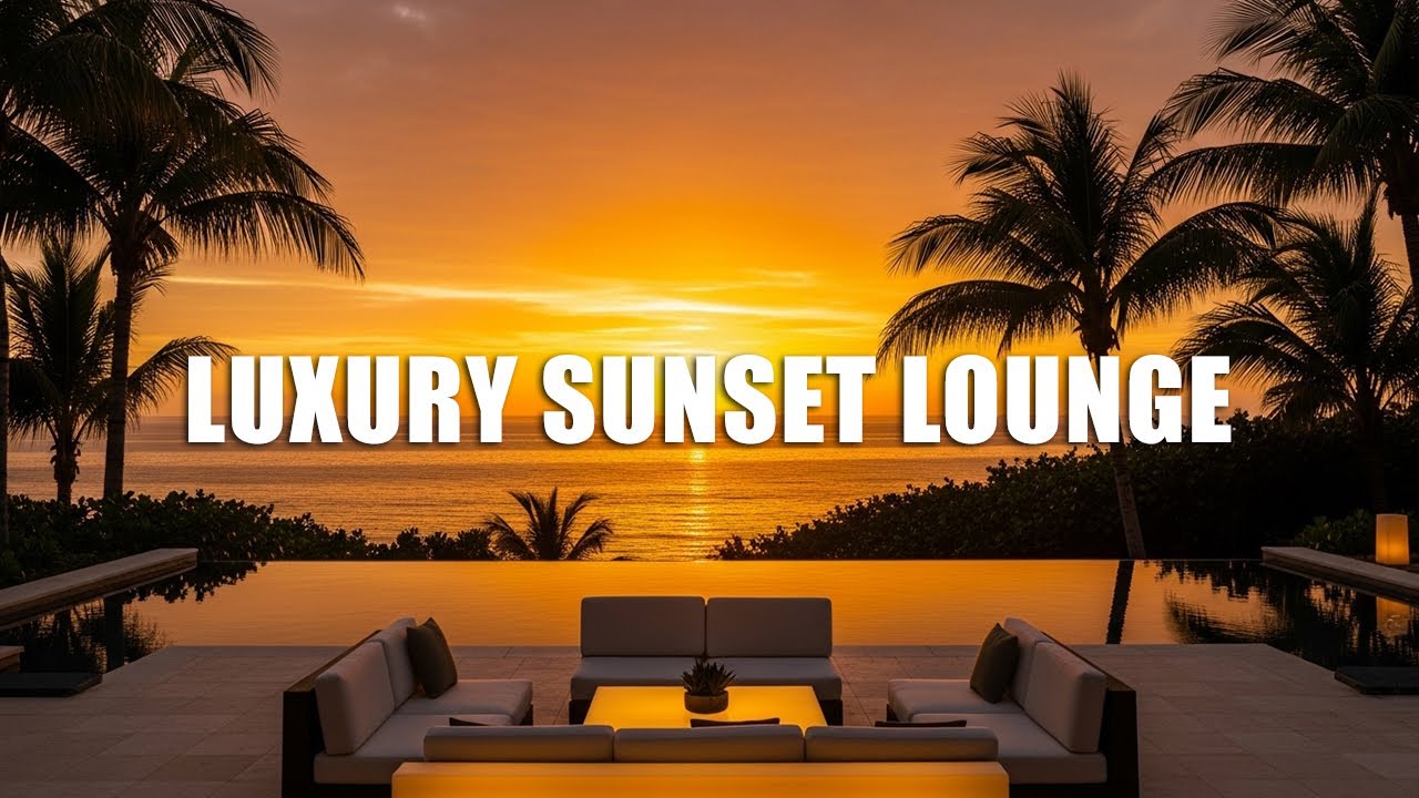 Smooth Lounge Jazz | Sunset Luxury Chillout | 1 Hour Evening Chill 2025