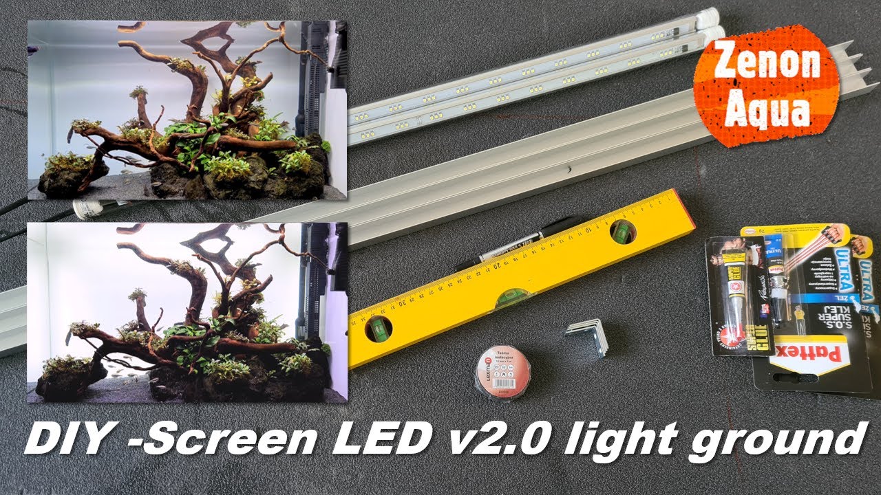 Screen LED v2.0 ADA - DIY - Budowa od A do Z, -light ground z amelinium^^