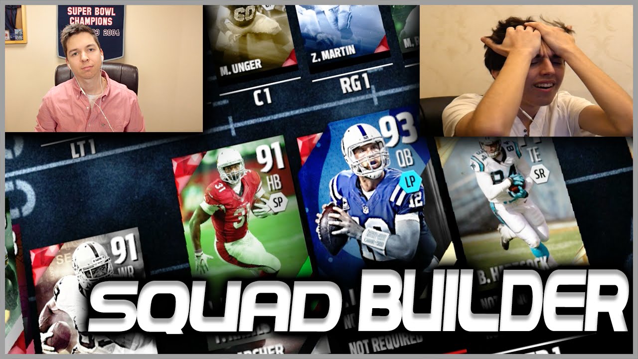 ONE MILLION COINS ON THE LINE!!! MADDEN 16 SQUAD BUILDER W/ LOSTNUNBOUND