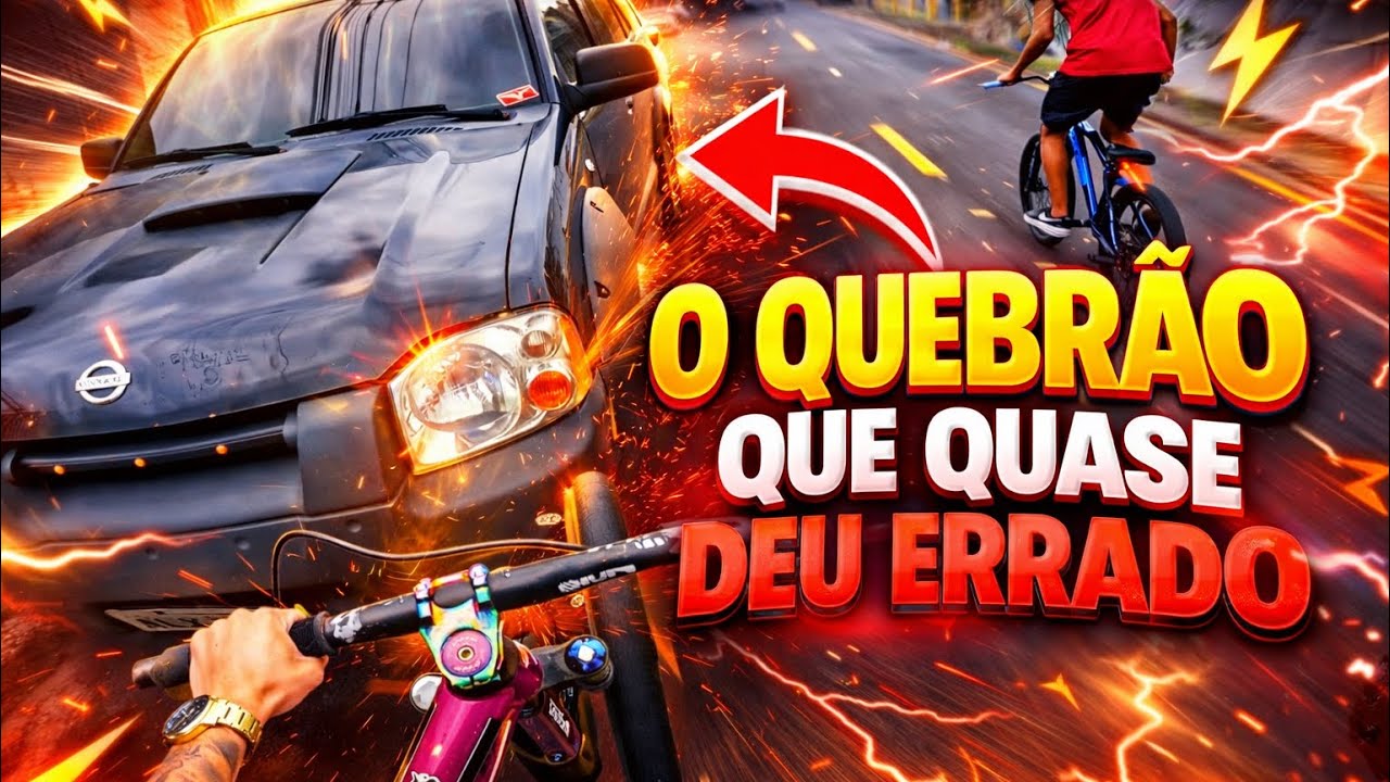 O QUEBRÃO QUE QUASE DEU ERRADO! (BIKE VLOG)