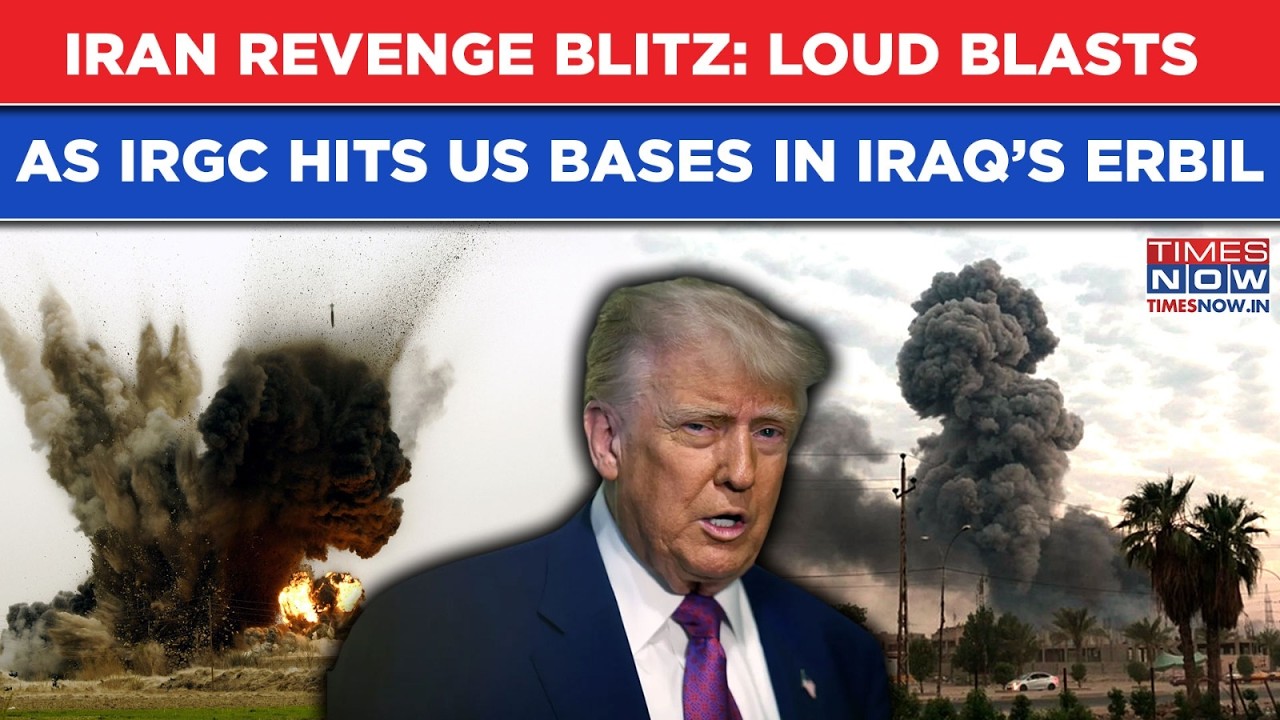 Iran's Revenge Blitz: Loud Explosions As IRGC Hits Iraq's Erbil| US Bases In Kurdistan On Radar