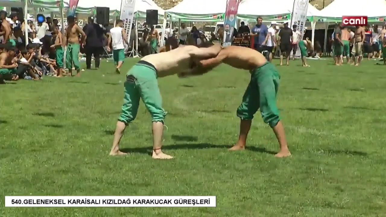 540. Geleneksel Karaisalı Kızıldağ Karakucak Güreşleri  #CanlıYayın