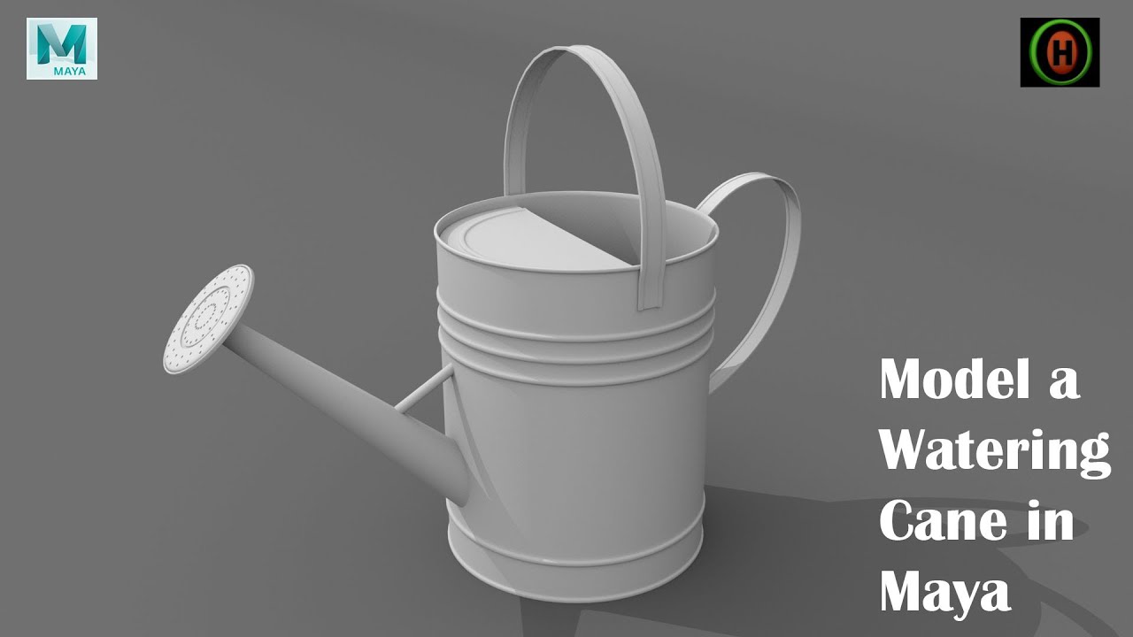 Autodesk Maya | How to Model a Watering Can.