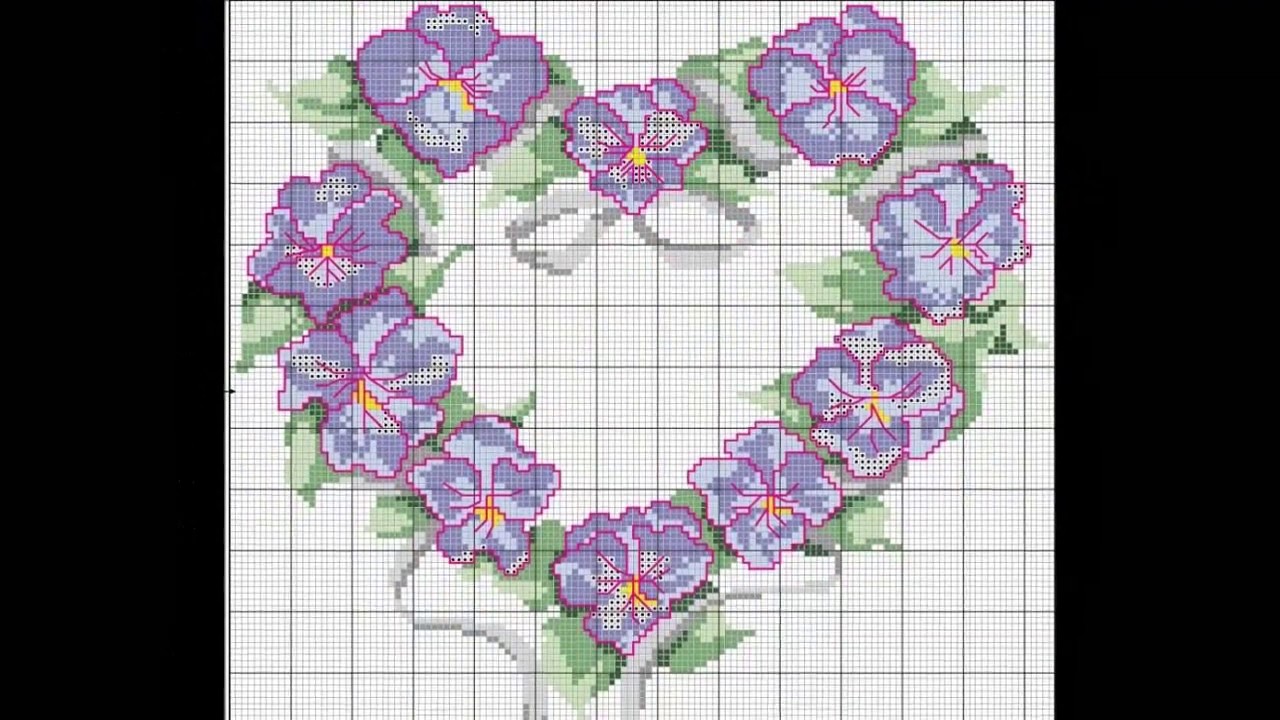 GRÁFICOS PONTO CRUZ 19 CORAÇÕES #1 MARAVILHOSAS SUGESTÕES PARA BORDAR.