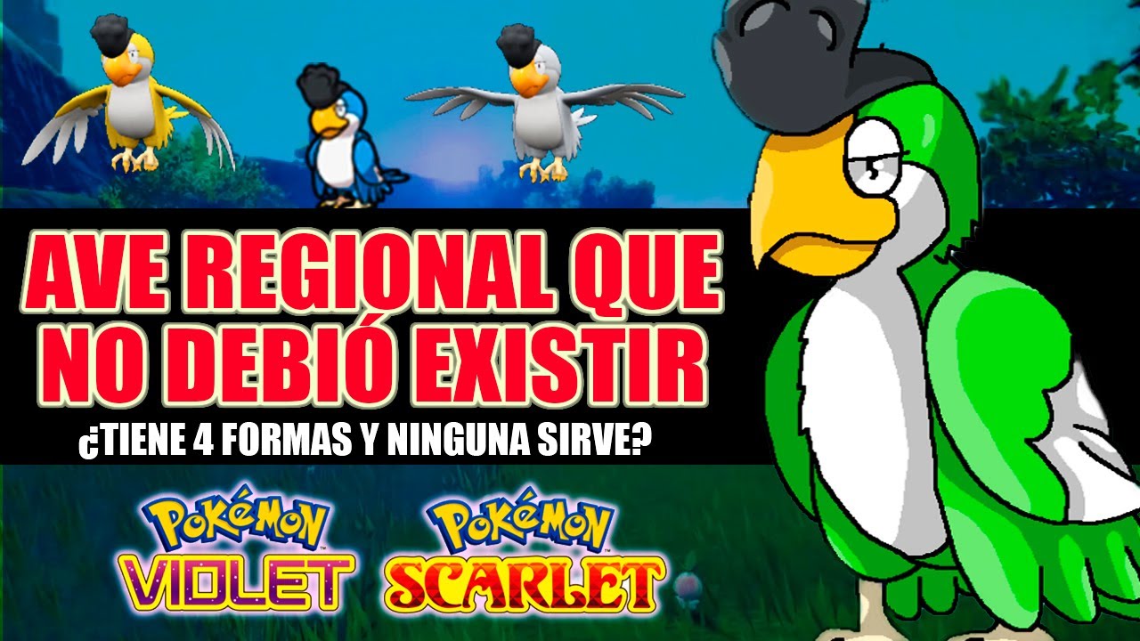 ¿SQUAWKABILLY ES LA PEOR AVE DE PALDEA? |Análisis Competitivo Estrategia POKÉMON ESCARLATA PÚRPURA