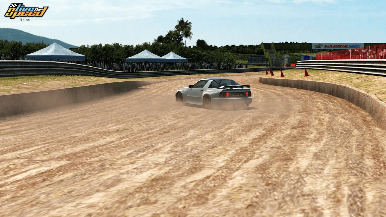Live for Speed S3 Mods #19.1 - XR V8 Rallycross on Fern Bay Rallycross Green Reverse