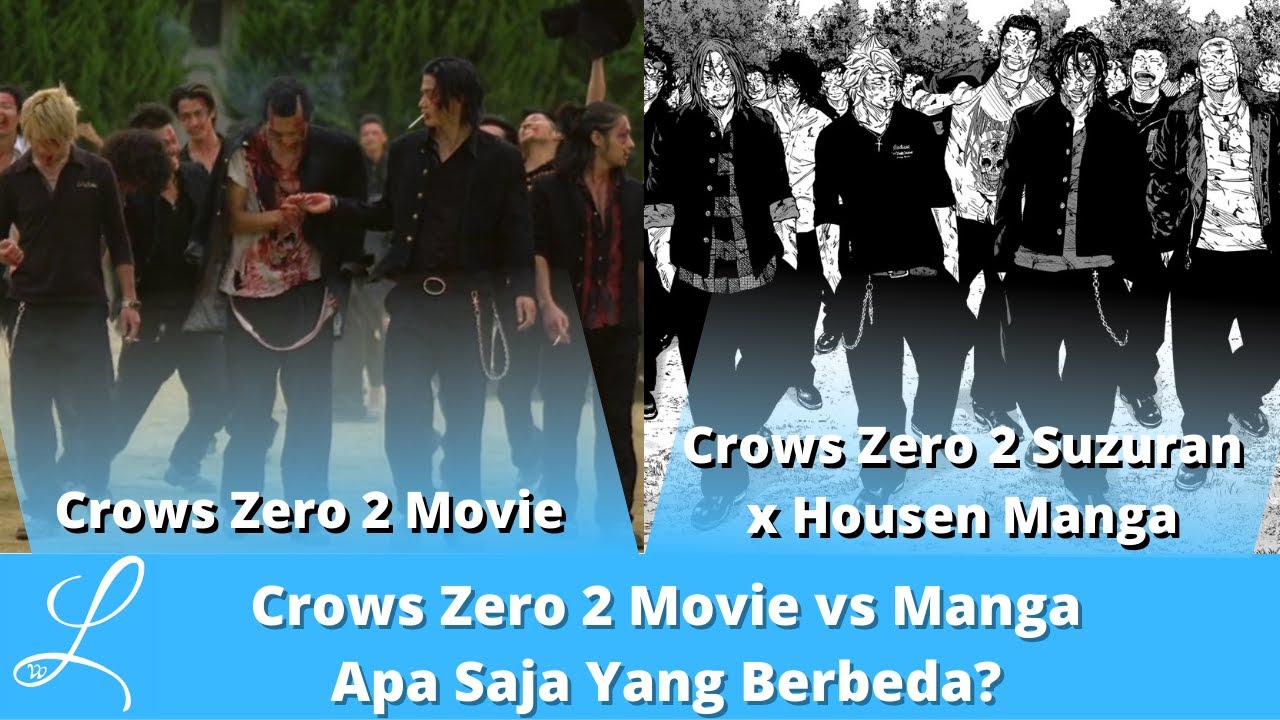 Crows Zero 2 Movie vs Crows Zero 2 Suzuran X Housen Manga - Apa Saja Bedanya?