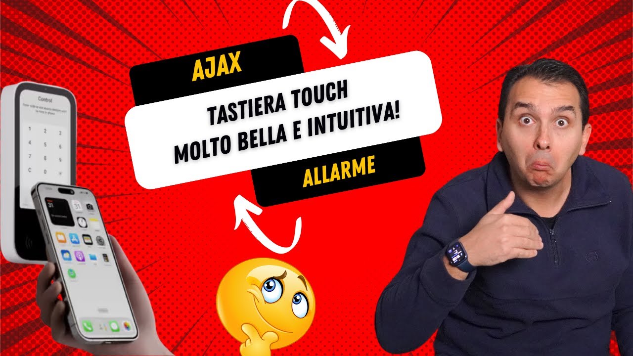 Nuovo tastiera con Display Touch dell'allarme Ajax - Molto bella e funzionale!