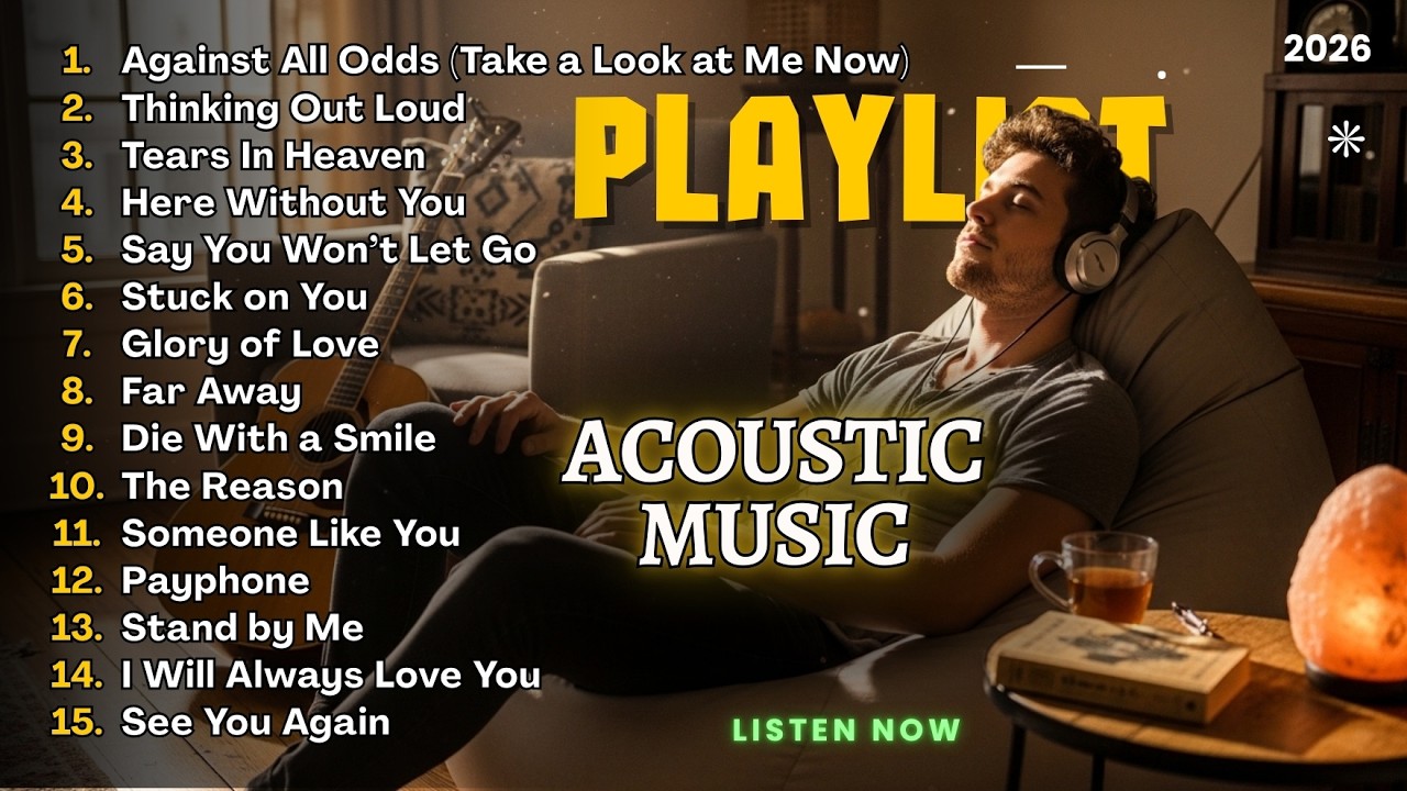 Acoustic English Love Songs 🎶 Best Covers Playlist | Relaxing Music